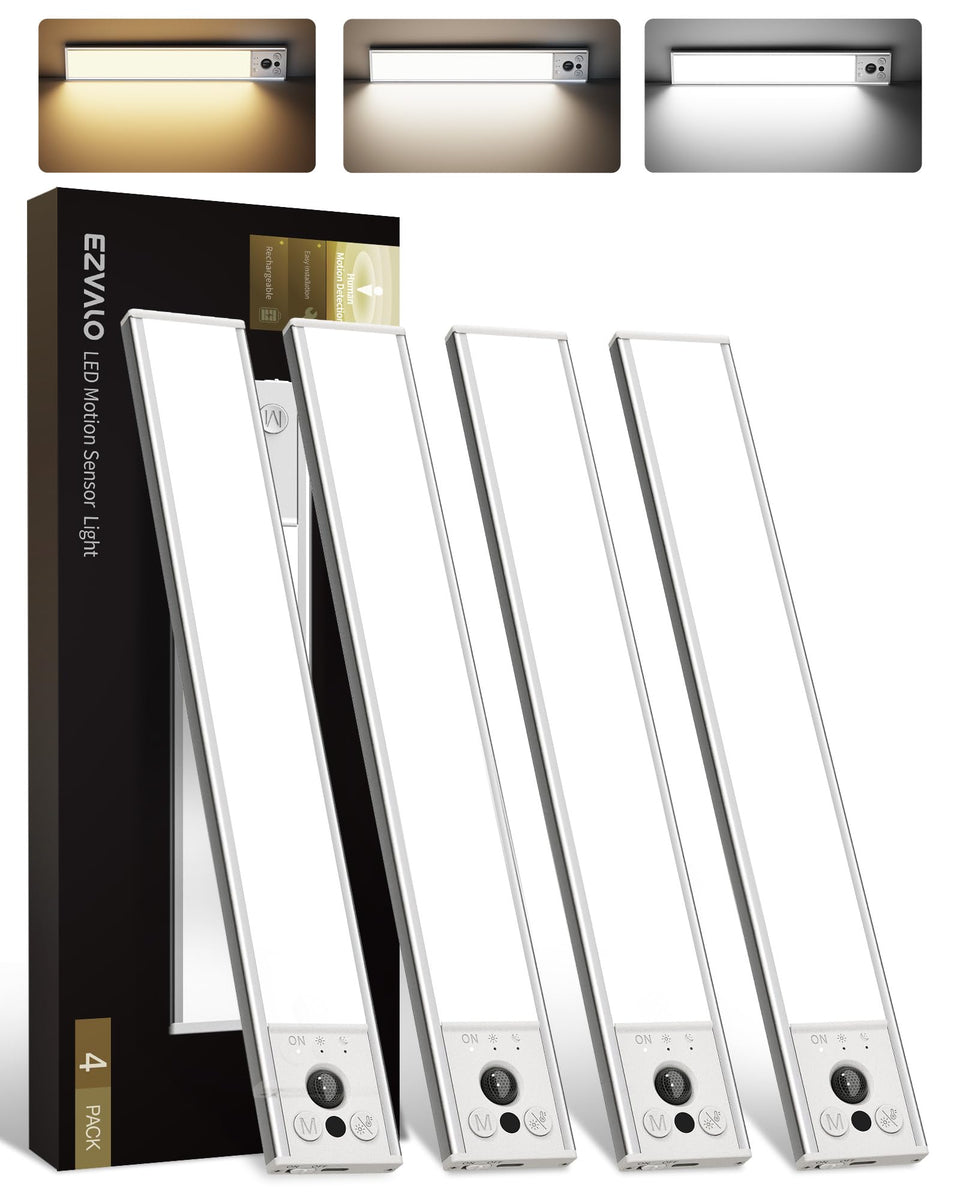 EZVALO 12in under-cabinet light with magnetic mount for brighter kitchen workspaces