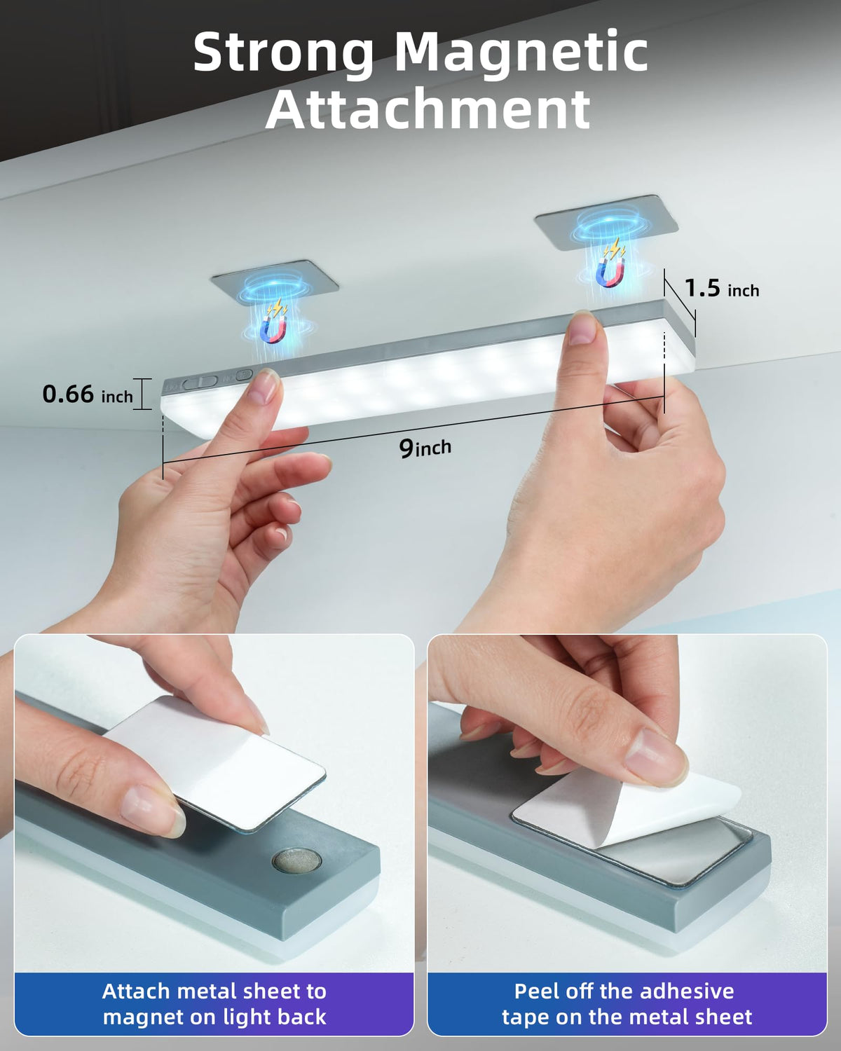 EZVALO under cabinet light DIY color mode offers personalized transitions