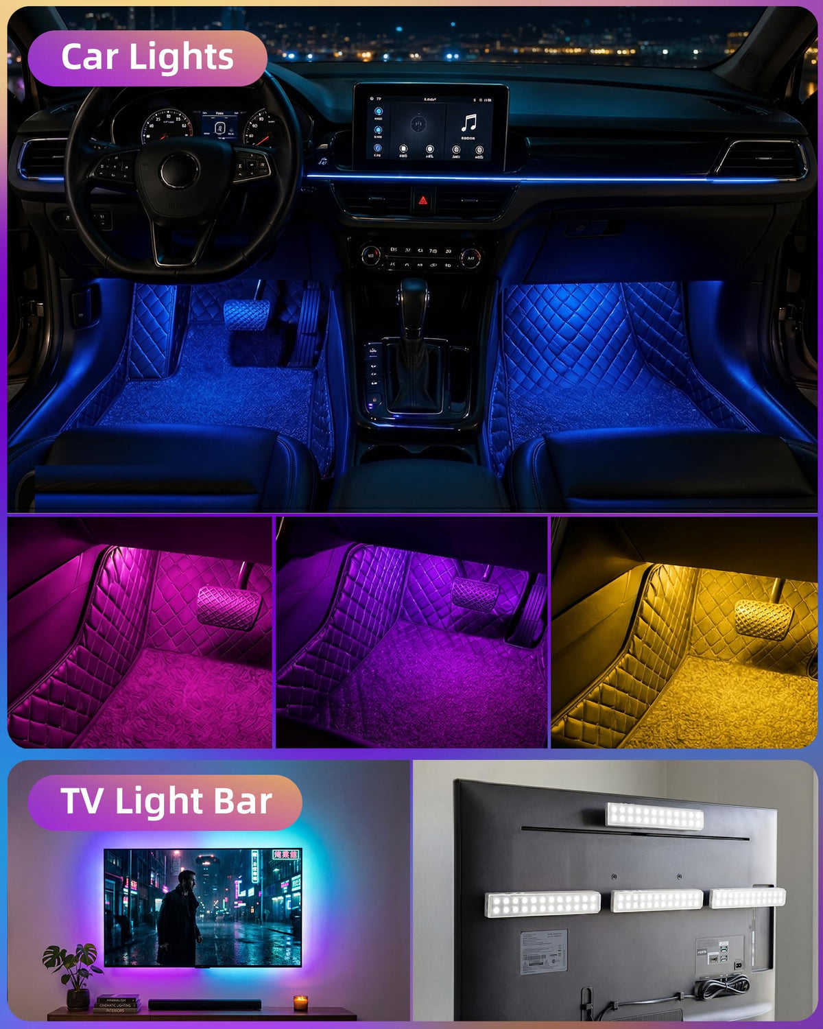 EZVALO under cabinet light memory mode recalls last color and brightness