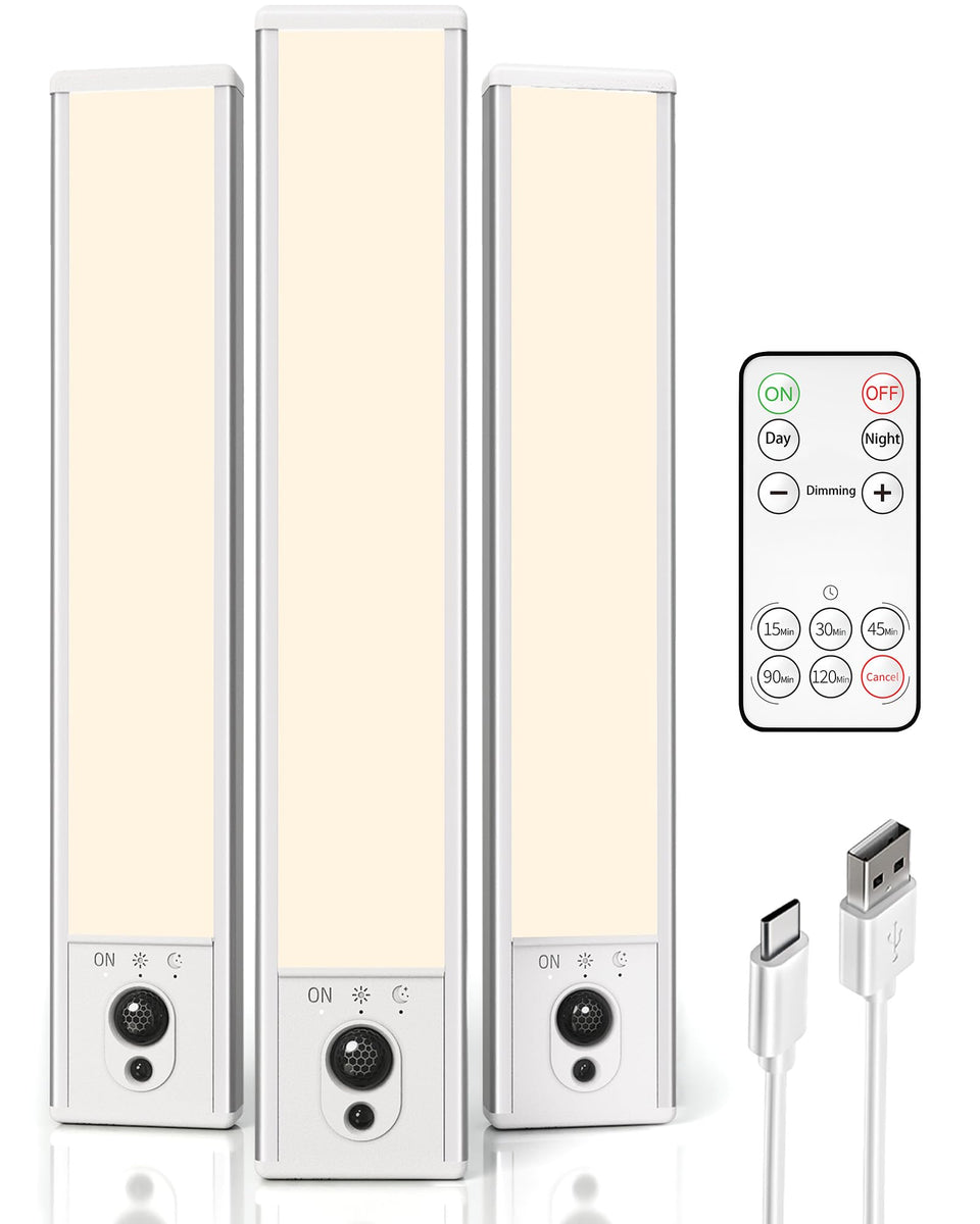 EZVALO under-cabinet light with motion detection for hands-free kitchen lighting.