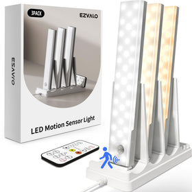 EZVALO under-cabinet light with remote control for easy brightness tuning