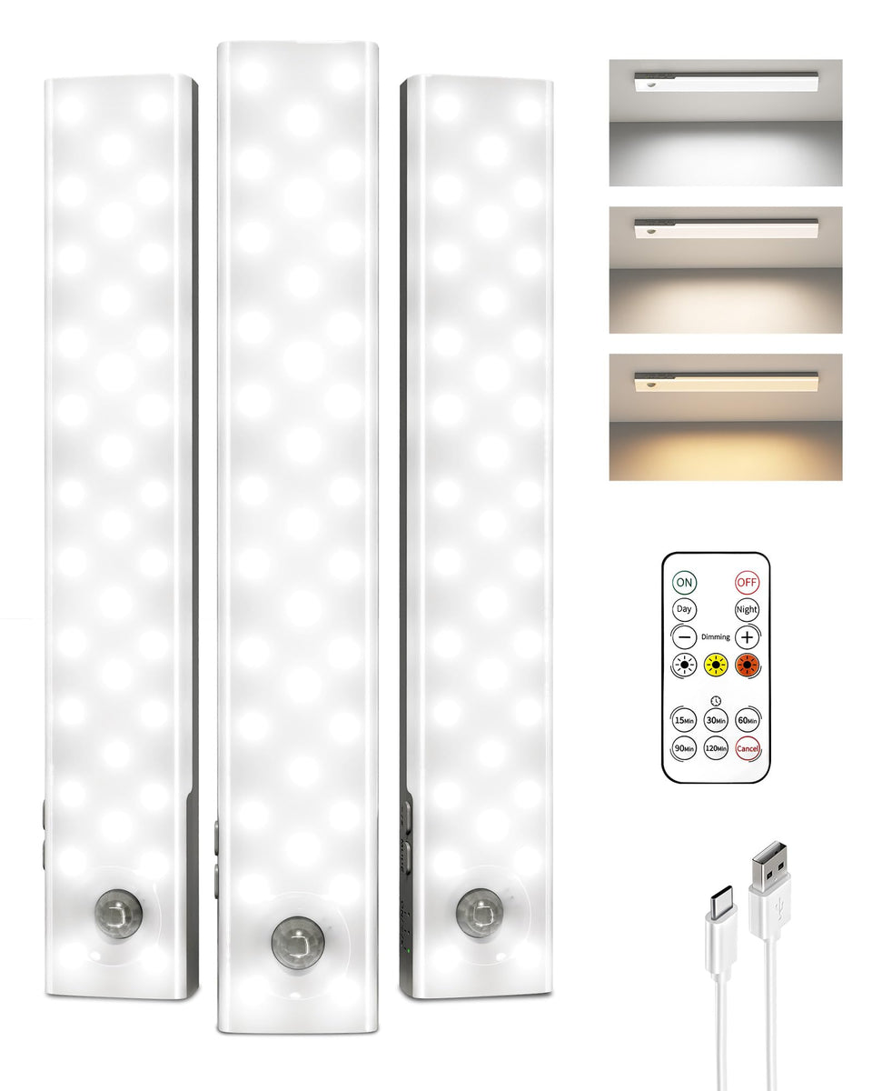 EZVALO under-cabinet lighting in a kitchen with magnetic mounting for easy visibility.