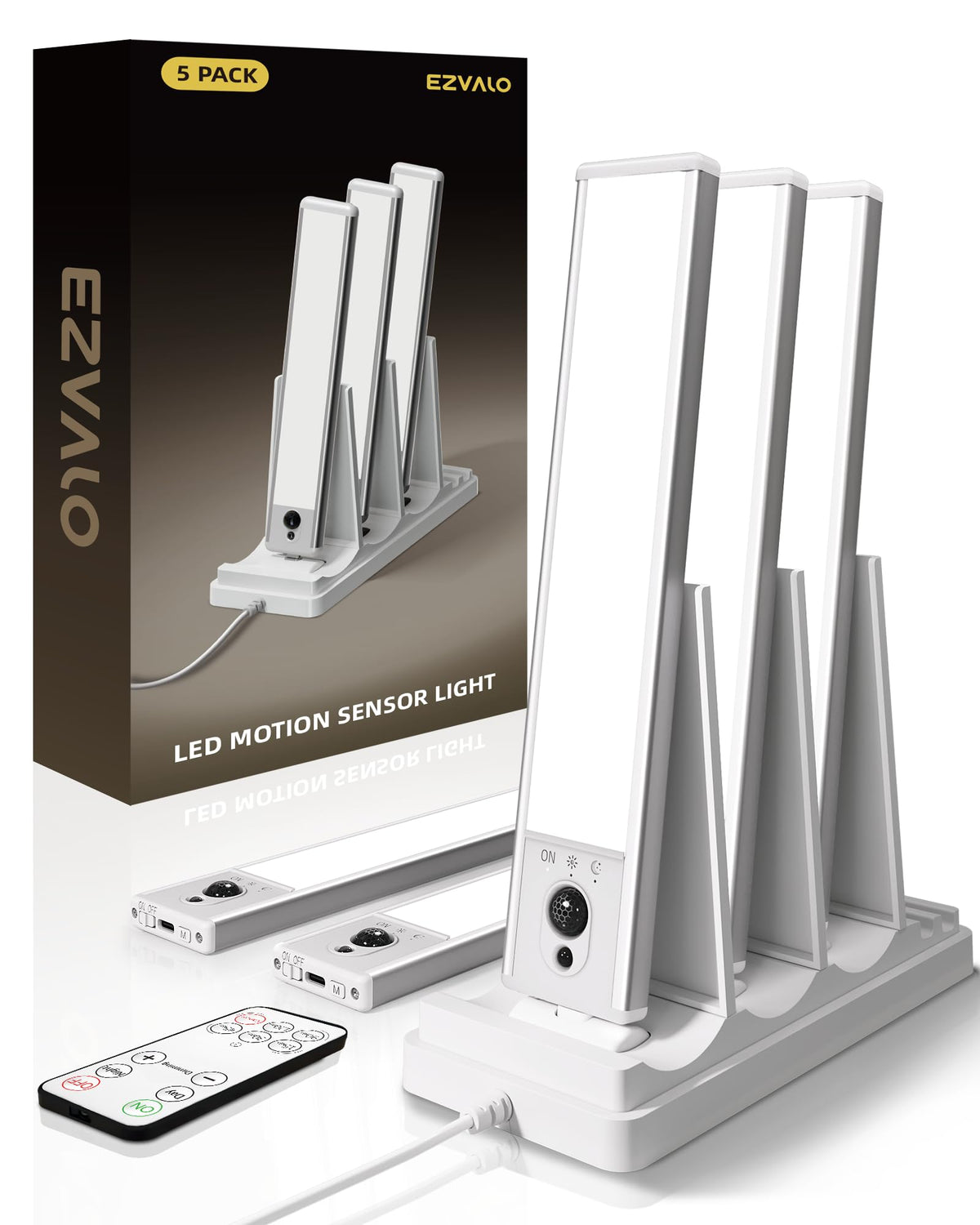 EZVALO under-cabinet lighting with magnetic mount for bright kitchen task lighting