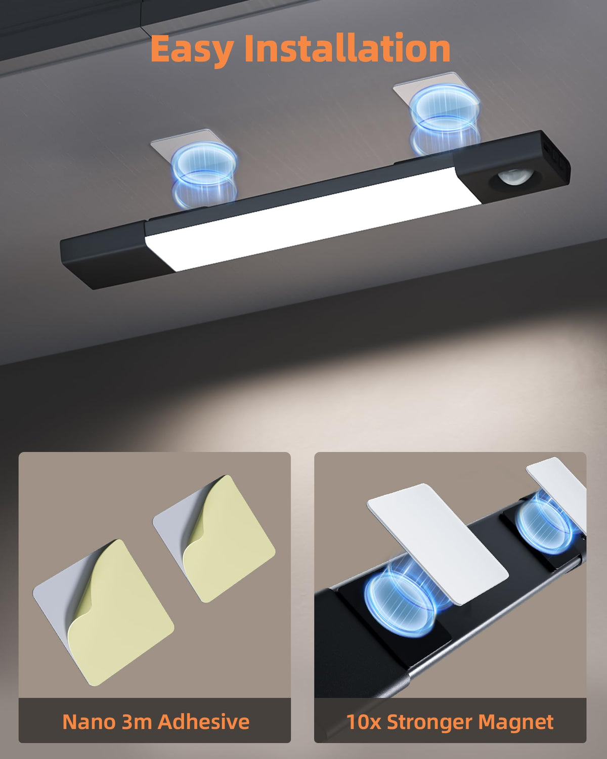 EZVALO versatile LED lighting for pantry, wardrobe, and kitchen tasks.