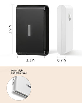 EZVALO versatile night light suited for hallways, nurseries, bedrooms, and baths.