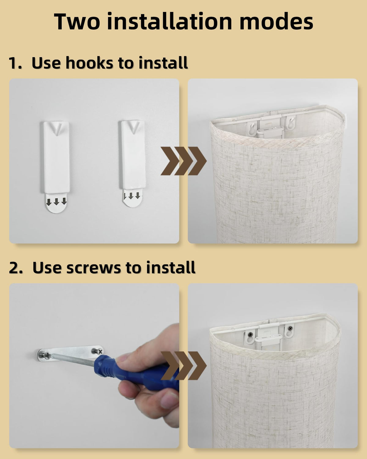 EZVALO drill installation provides a secure, permanent mount.
