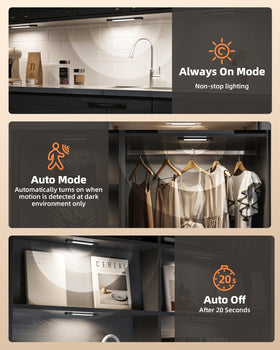 EZVALO versatile lighting for kitchens, pantries, closets, and offices.