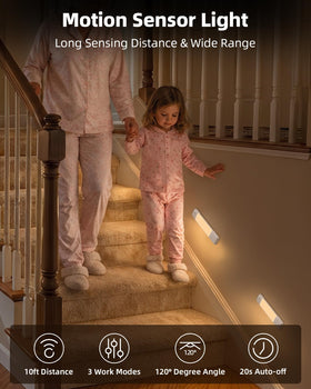 EZVALO wireless closet light activates by motion, making midnight outfit changes effortless.