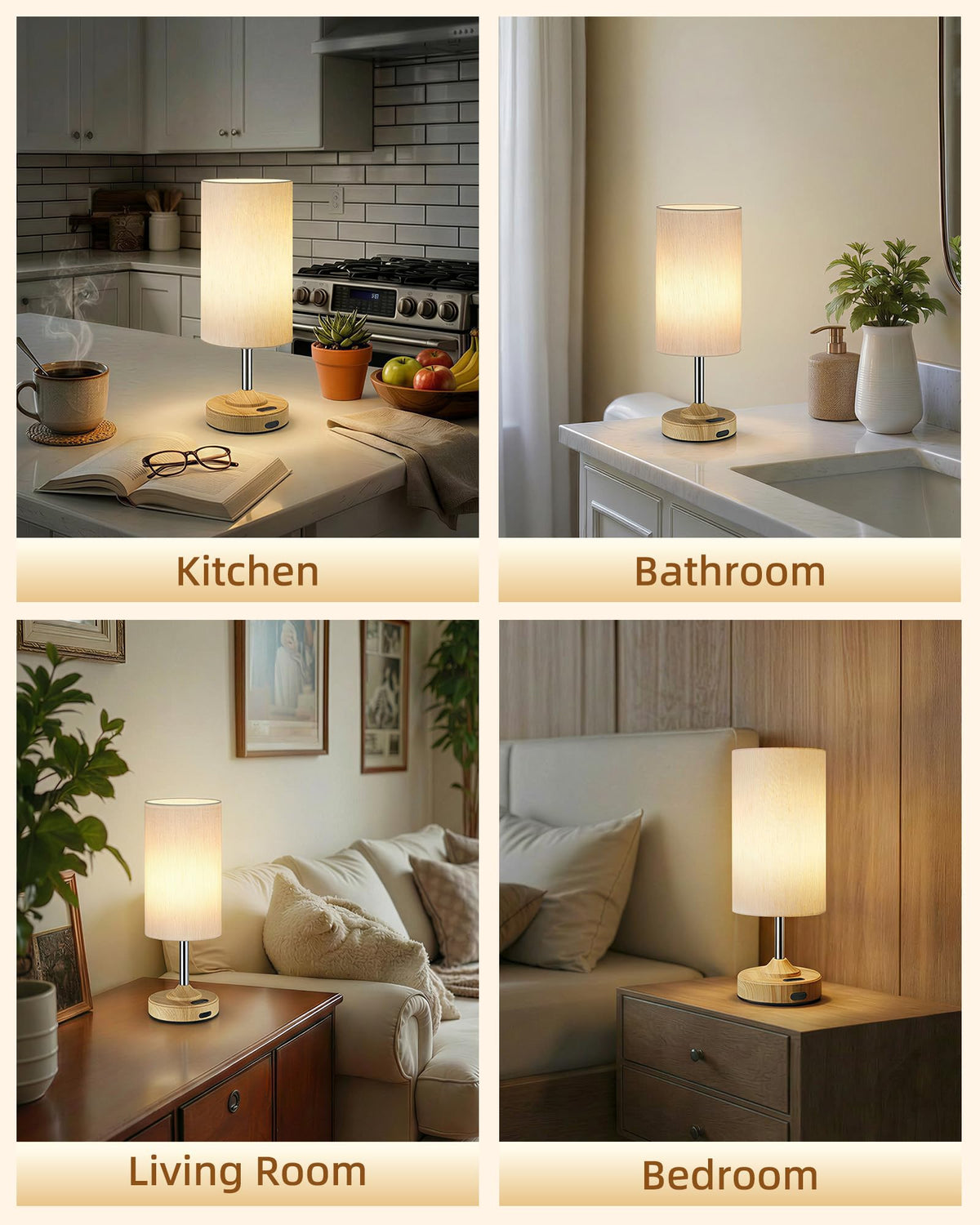 EZVALO wireless LED desk lamp ideal for compact spaces.