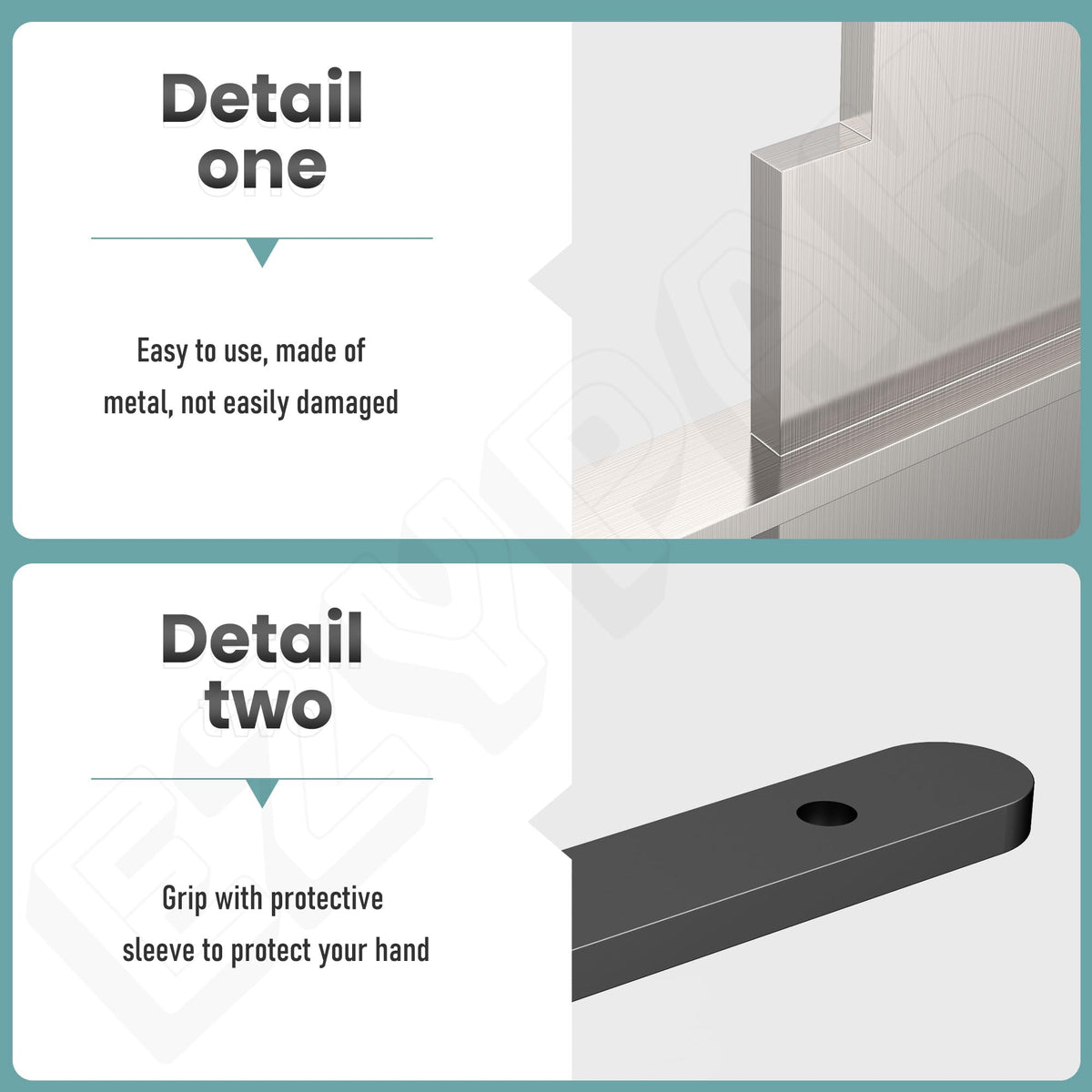 EZYPAK drain tool during installation and removal in a busy kitchen.