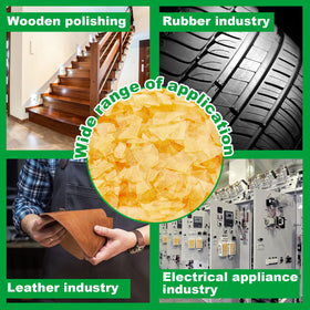 Fabbay shellac flakes grind easily to speed dissolution for faster use.