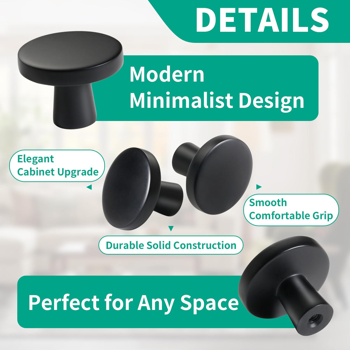 FABERHOM kitchen and bathroom vanity installation ready with included hardware