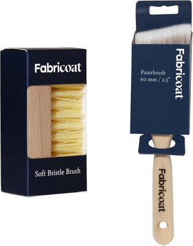 Fabricoat soft-bristle brush for gentle fabric cleaning