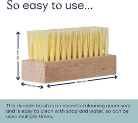 Fabricoat wooden-handle design for comfortable grip during projects
