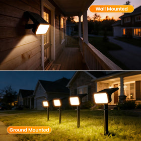 Fabrito dusk-to-dawn sensor enables automatic, hands-free operation after sunset.