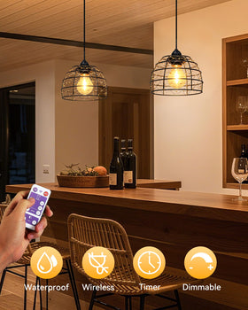 FabStyl remote control dimming for adjustable outdoor ambiance