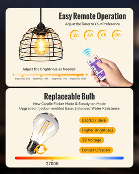 FabStyl replaceable 3V E27 bulb enables flexible placement