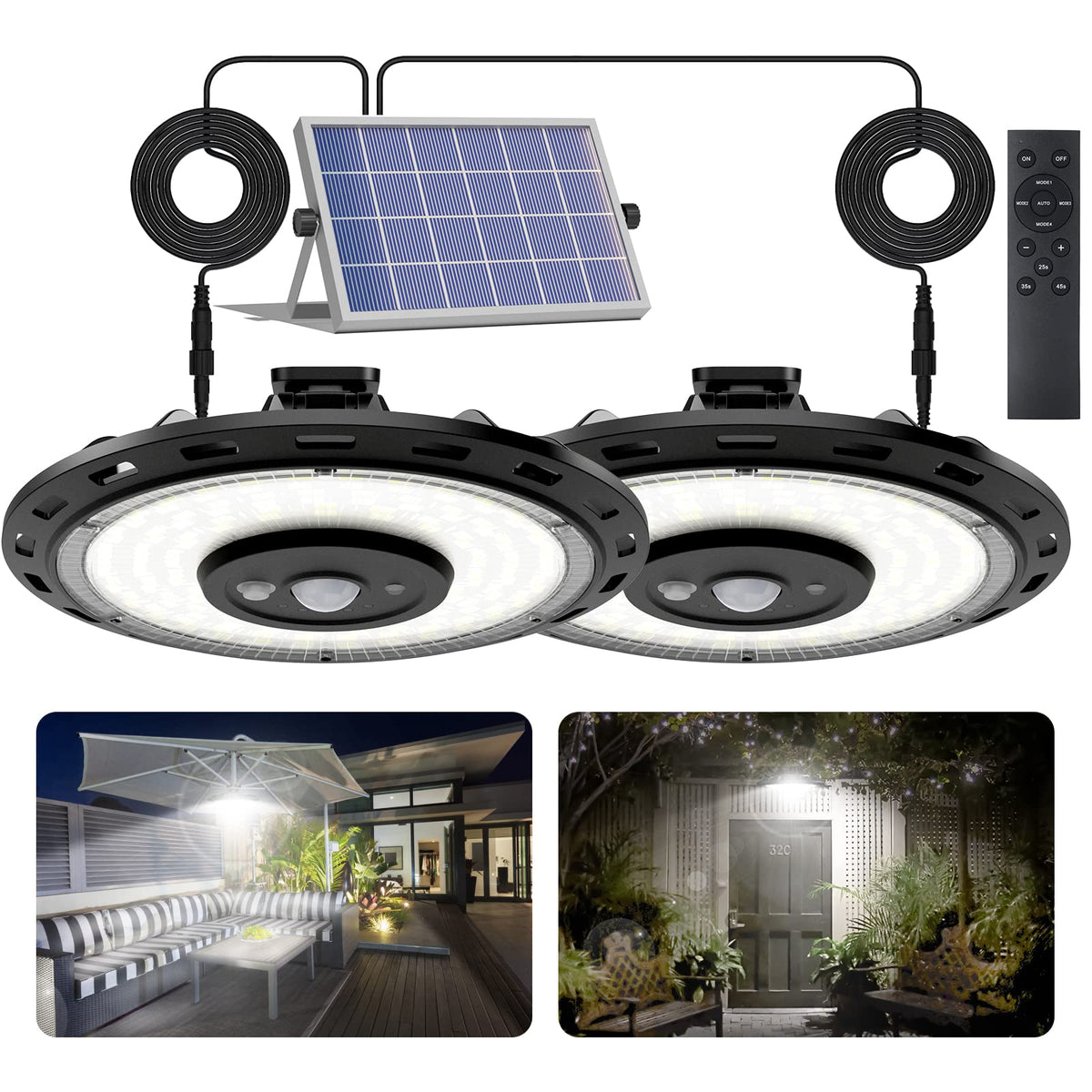 FabStyl solar light with rotation design for even outdoor illumination