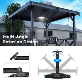 FabStyl UFO-shaped LED panel delivering 3000 lumens for bright outdoor coverage.
