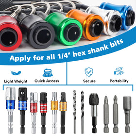 FACAINCXS aluminum extension bar on a keychain enhances portability.