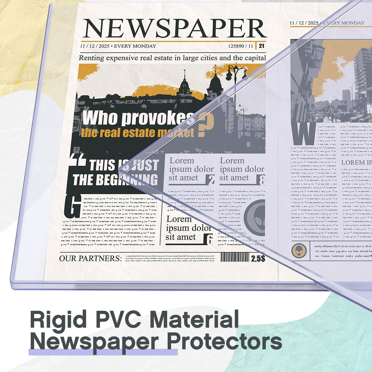 Faccito archival sleeve protects photos and comics with clarity