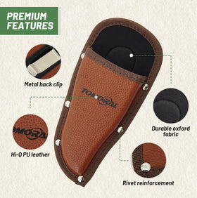 Facecool hanging pouch for tools enables fast access to garden shears