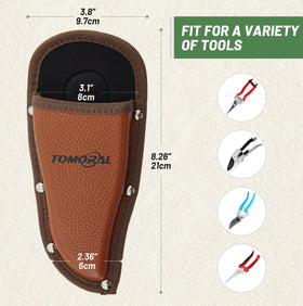 Facecool pruner holder shows riveted and stitched safety features for durability