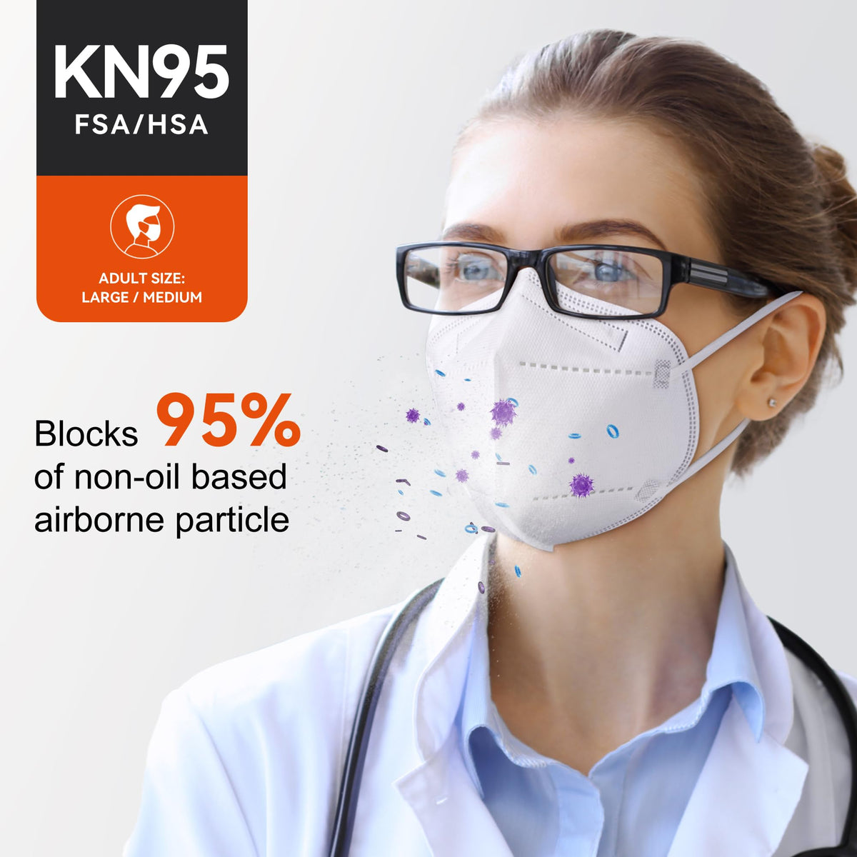 FACEMOON KN95 foldable 3D design for comfortable breathing.