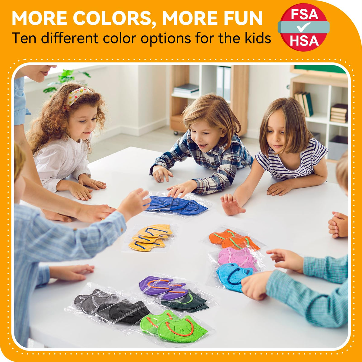 FACEMOON KN95 kids mask designed for children aged 4–12
