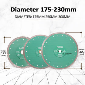 FACHLICH 10-inch blade suitable for dry and wet cutting scenarios
