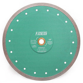 FACHLICH diamond porcelain saw blade in full view for tile projects