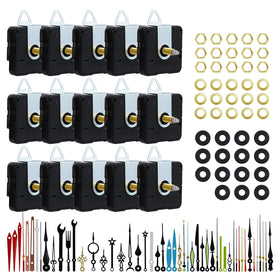 Faculx clock mechanism kit provides reliable repairs with quiet movement.