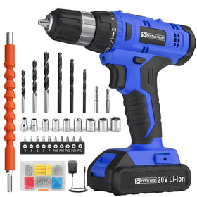 FADAKWALT 20V cordless drill with battery and charger for reliable home projects.