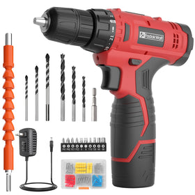 FADAKWALT cordless drill set front view for easy home drilling and screw driving