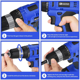 FADAKWALT magnetic flexible shaft reaching tight corners for precise drilling.
