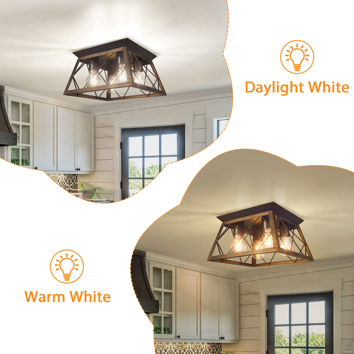 FadimiKoo dark brown canopy detail emphasizes a clean, modern rustic look.