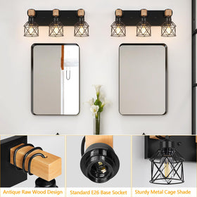 Industrial black lampshade of FadimiKoo fixture in a modern setting