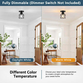 FadimiKoo LED bulbs included, ready to brighten farmhouse style