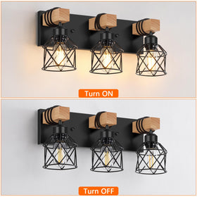 Vanity light installed over mirror offering balanced illumination
