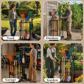 Faesun 14-hooks tool organizer side angle keeps tools accessible