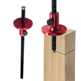 Fafeicy wheel marking gauge with knurled knob for stable, slip-free adjustments.
