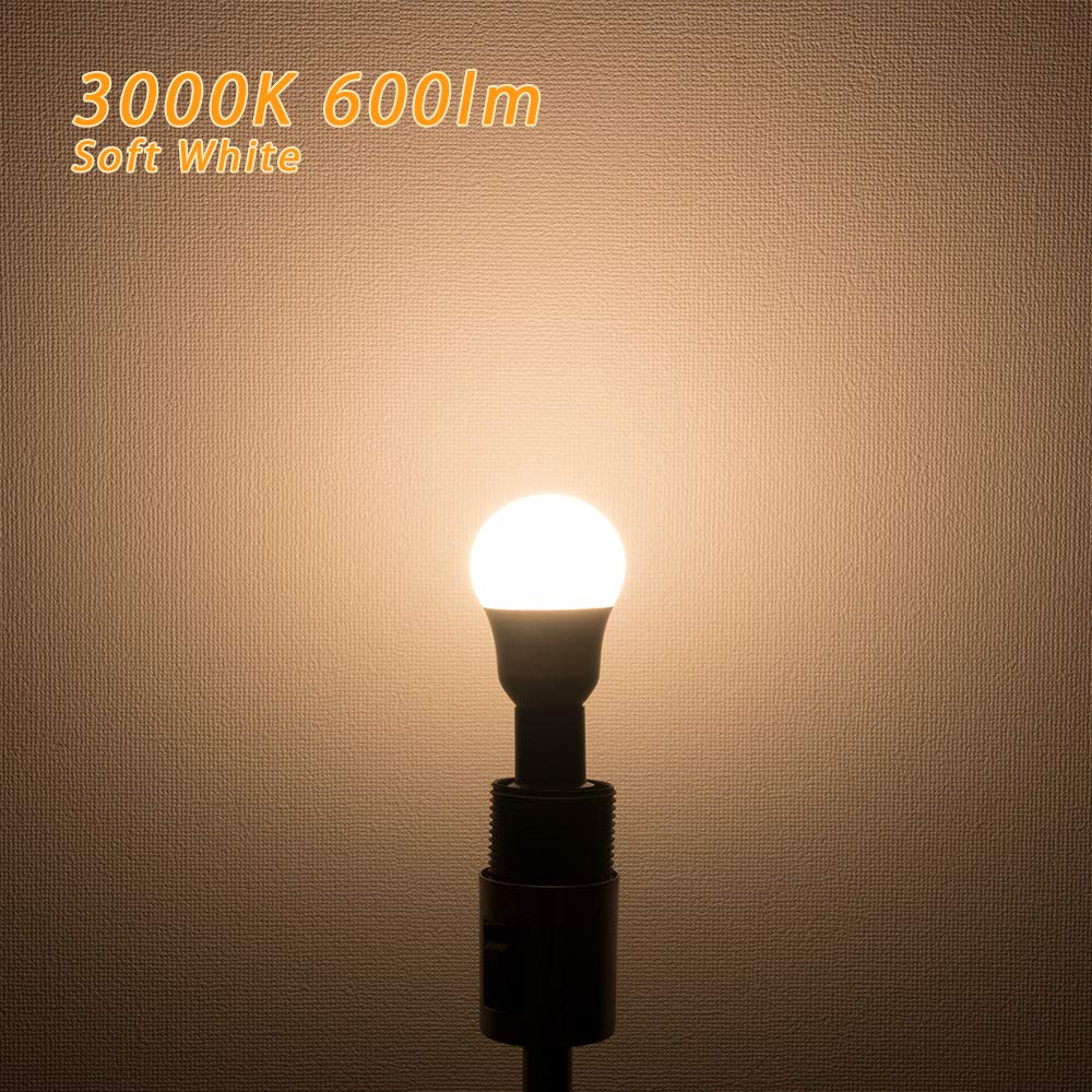 Faguangao 600lm LED bulb 3000K soft white for cozy spaces