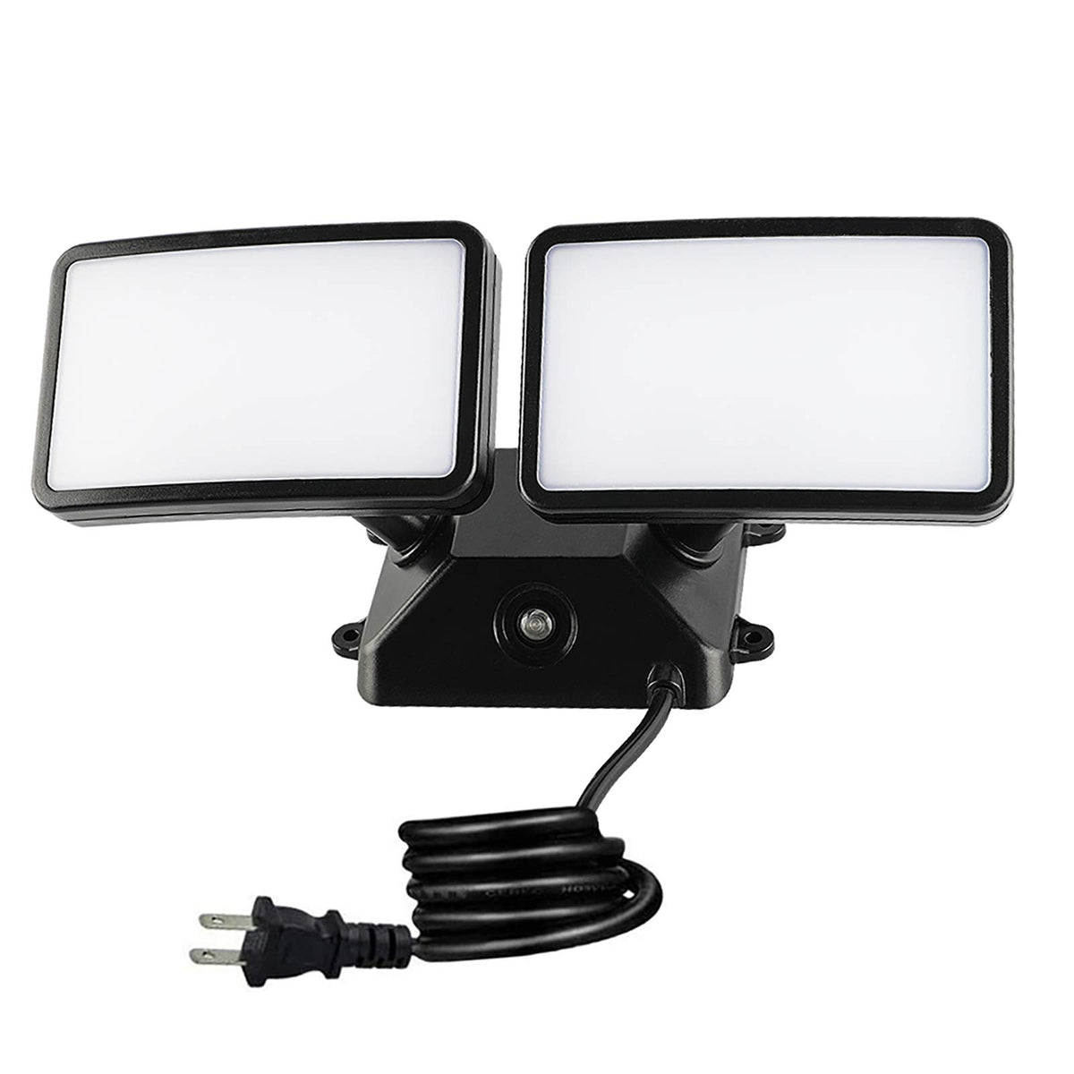 FAGUANGAO dusk-to-dawn LED security light illuminating an outdoor entry.