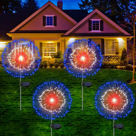 Faiclrr red white blue LEDs offer versatile patriotic decoration