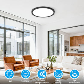 Fairdeer edge-lit technology showcases even light distribution for soothing room ambience.