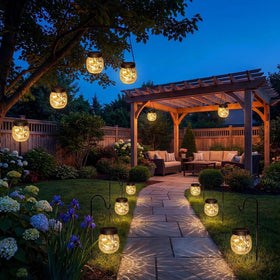 Fairdeer solar lanterns ideal for holiday, wedding, or backyard gatherings.