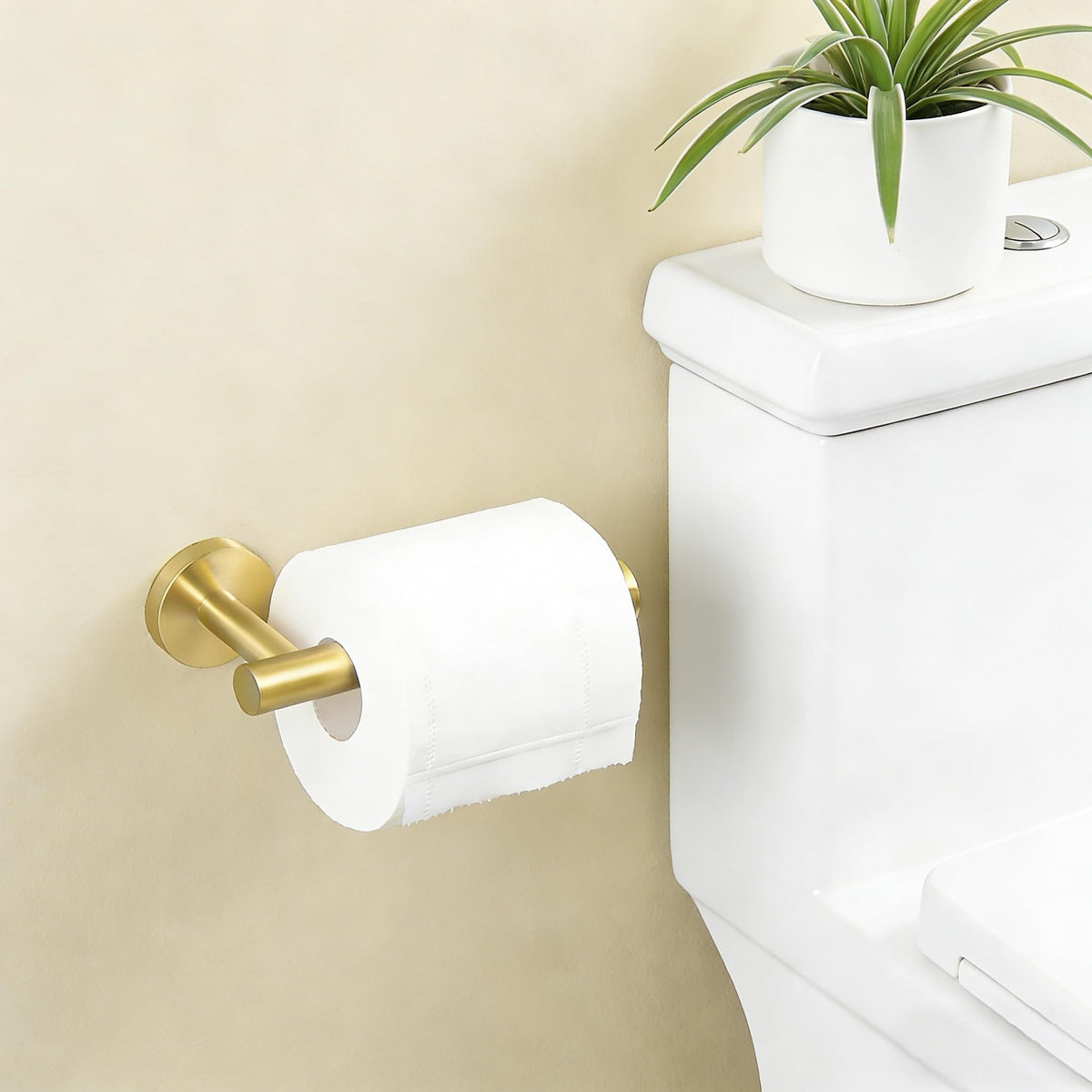 FAIRGIA towel ring rotates 180 degrees for easy towel access and placement.