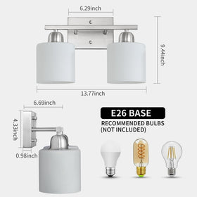 FAISHILAN light with milky white shades softens glare for calm mornings.