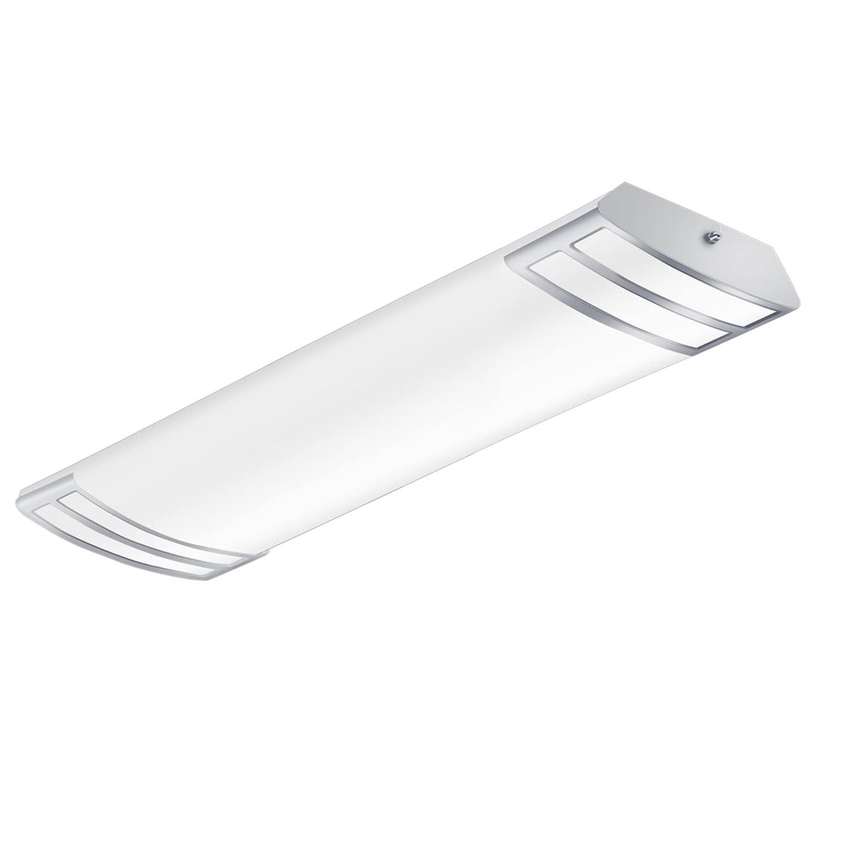 FAITHSAIL 2FT LED light installation illustrating easy mounting and fast setup for kitchens.