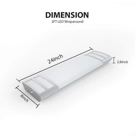 FAITHSAIL 2FT LED light kitchen lighting highlights bright neutral white illumination for tasks.
